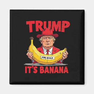 Trump It's Nana (voor Scale) Funny Meme 1 Magneet