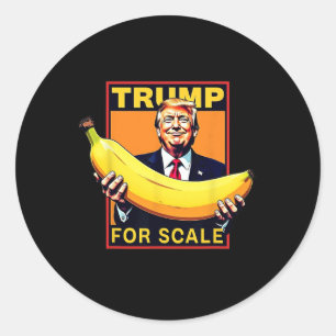 Trump It's Nana (voor Scale) Starship Funny Ronde Sticker