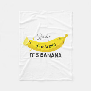 Trump It's Nana (voor schaal) Sterrenschip Funny T Fleece Deken