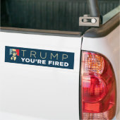 "Trump, je bent bang" oom Sam Bumpersticker (Op Truck)