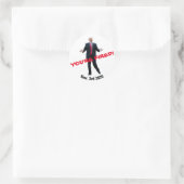 Trump: Je bent ontslagen! Ronde Sticker (Tas)