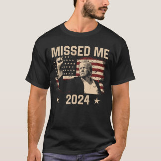 Trump Je hebt Grappig Trump 2024 T-shirt gemist