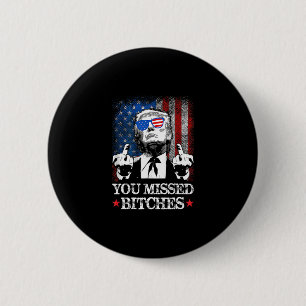 Trump je hebt het gemist Es Grappig Trump  Ronde Button 5,7 Cm