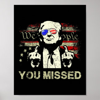 Trump Je Mist Grappige Trump 2024 Poster