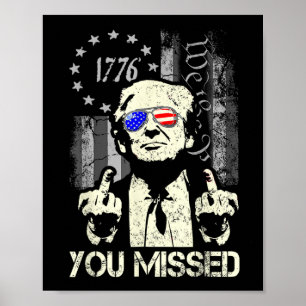 Trump Je Miste Me Trump Schot Trump Aanhangers Te Poster