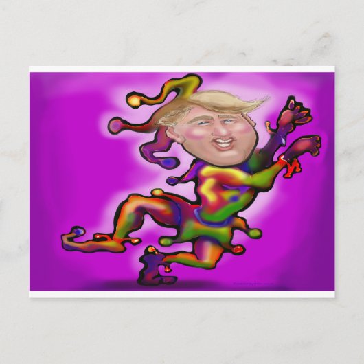 Trump Jester Briefkaart (Voorkant)