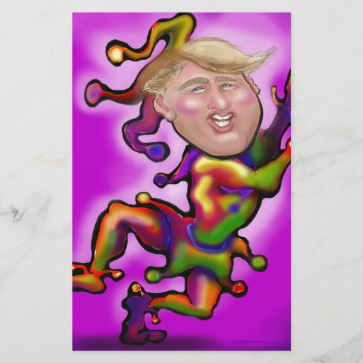 Trump Jester Briefpapier (Voorkant)