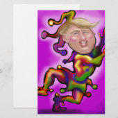 Trump Jester Briefpapier (Voorkant / Achterkant)