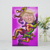 Trump Jester Briefpapier (Staand voorkant)