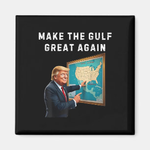 Trump-kaart welkom in de Golf van Amerika Magneet