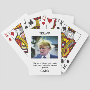 Trump-kaarten Donald Trump-afbeelding/quote speelk Pokerkaarten