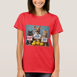 Trump Katten, Doggy, Duckies T-shirt