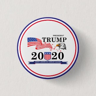 Trump Keep America Great Opnieuw 2020 USA-Button Ronde Button 3,2 Cm