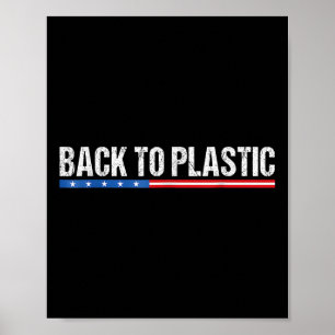 Trump keert terug naar plastic poster