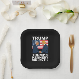 Trump Kennedy Schaakmat 2024 Stem Trump Kennedy Papieren Bordje