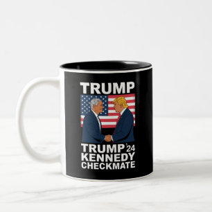 Trump Kennedy Schaakmat 2024 Stem Trump Kennedy Tweekleurige Koffiemok