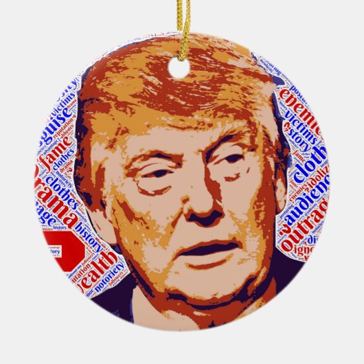 Trump Keramisch Ornament (Voorkant)