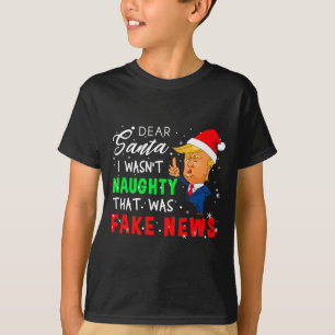 Trump Kerst Pyjama Shirt Lieve Kerstman