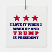 TRUMP Kerstboom Ornament Decor (Achterkant)