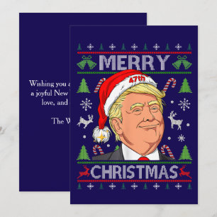 Trump-kerstkaart Feestdagenkaart