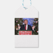 Trump Kerstmis Cadeaulabel (Voorkant)