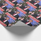Trump Kerstmis Cadeaupapier (Hoek)