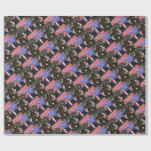 Trump Kerstmis Cadeaupapier (Vlak)