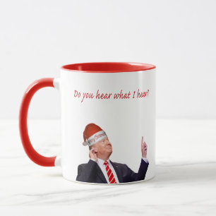 Trump Kerstmis: Hoor je wat ik hoor? Mok