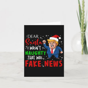 Trump Kerstpyjama Beste Kerstman Fake Nieuws Grapp Kaart