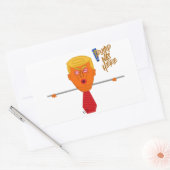Trump Kilroy Light Rechthoekige Sticker (Envelop)