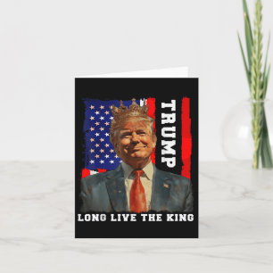 Trump King President Lang leve de King Trump Kaart