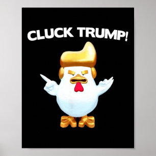 Trump Kippen Klok Trump Grappig  Poster