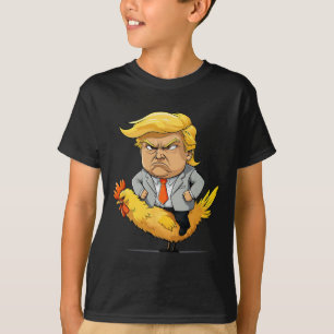 Trump Kippenjockey Satire - Grappige Politieke Hum T-shirt