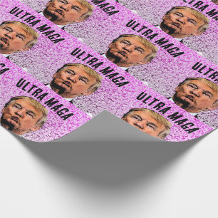 TRUMP KISS BIRTHDAY WRAPPING PAPIER