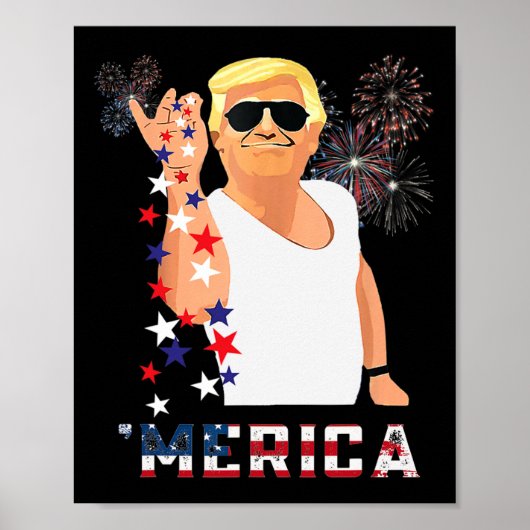 Trump Kleding  Poster (Voorkant)