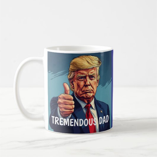 TRUMP KOFFIEBEEKER VOOR DE PAPA KOFFIEMOK (Links)