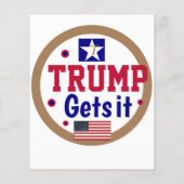 Trump krijgt het! (Achterkant)