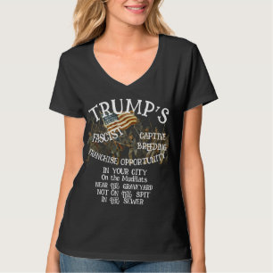 Trump kweekprogramma franchise gelegenheid stad t-shirt
