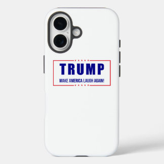 Trump: Laat Amerika opnieuw lachen! - Humoristisch iPhone 16 Hoesje