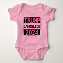 TRUMP LANDSLIDE 2024 voor BABY! Baby Bodysuit