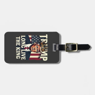Trump Lang leve de Koning Pro Trump Patriottisch Bagagelabel