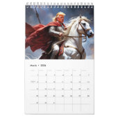 Trump le calendrier des chevaliers américains (Mar 2026)