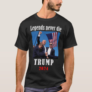 Trump-legenden sterven nooit 2024-verkiezingen t-shirt