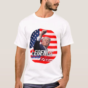 Trump, legendes sterven nooit T-Shirt