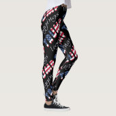 Trump Leggings Attention Patriotique n'importe que (Droite)