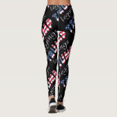 Trump Leggings Attention Patriotique n'importe que (Dos)