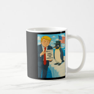 Trump legt tarief op Penguin Anime Politics Me Koffiemok