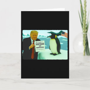 Trump legt tarief op pinguïn Ironic Politics M Kaart