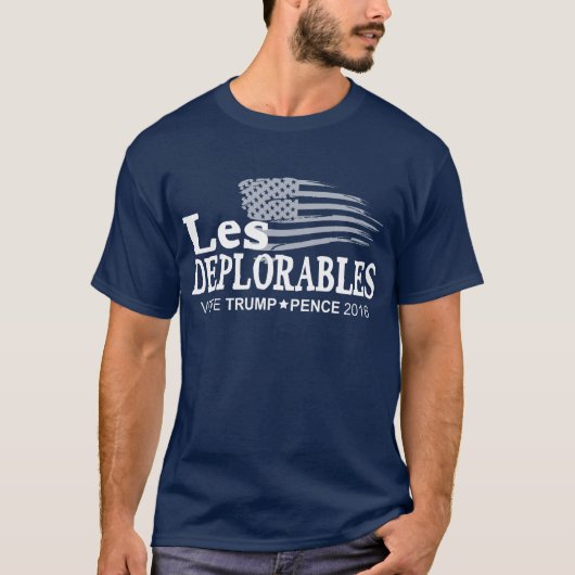 Trump Les Deplorables - Mand van Deplorables T-shirt (Voorkant)