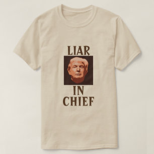 Trump leugenaar in T-shirt